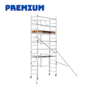Andamio Plegable ASC Premium · 5,7 m · 75×190 cm · Apoyo en pared