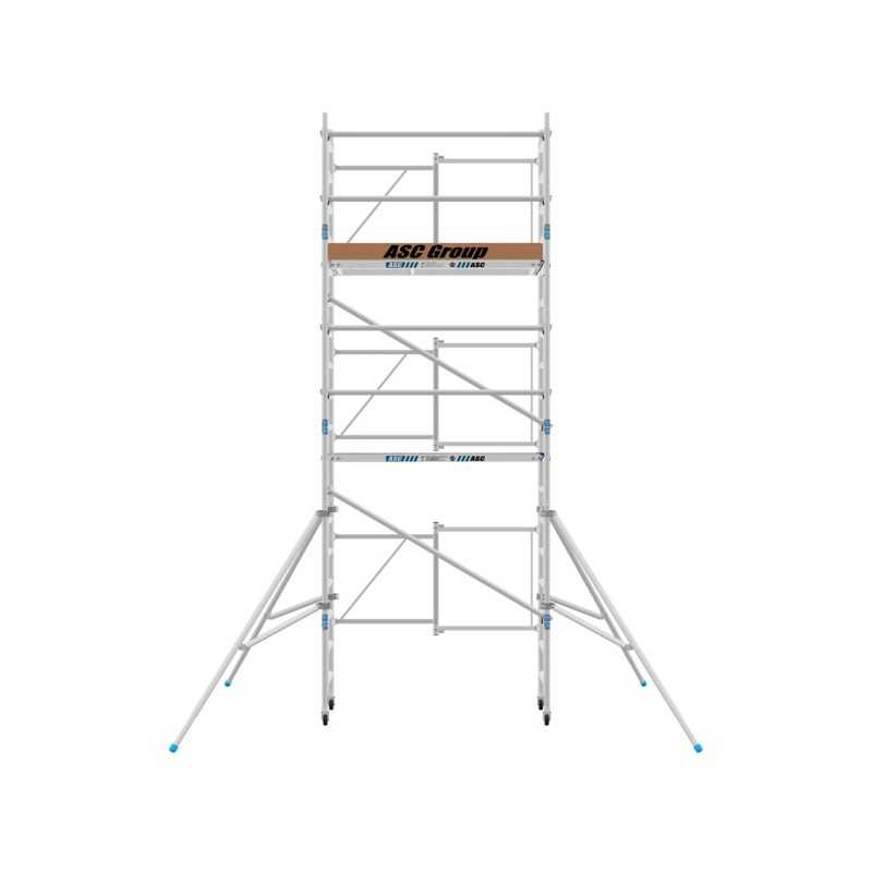 Andamio Plegable ASC Premium · 6,5 m · 75×190 cm · Autoportante