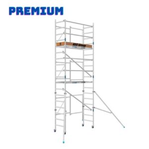 Andamio Plegable ASC Premium · 6,5 m · 75×190 cm · Apoyo en pared